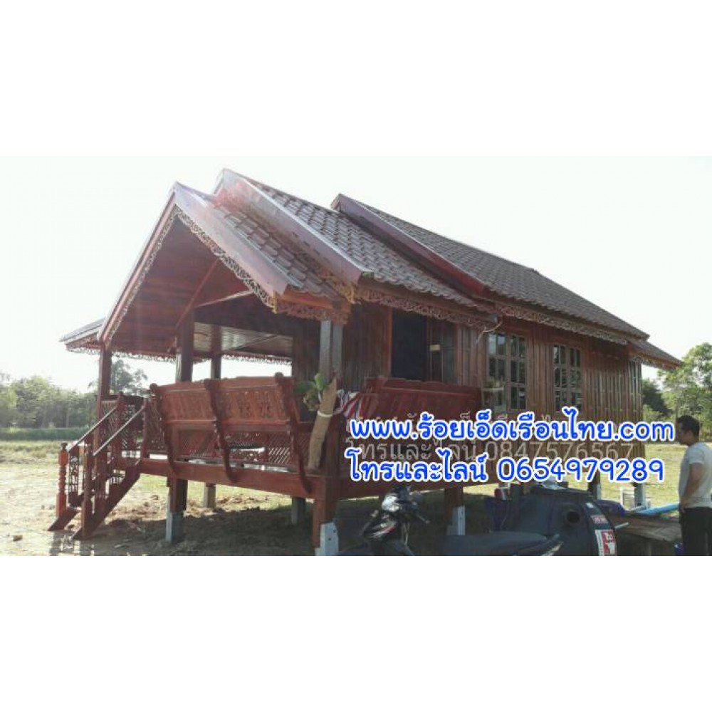 บ้านระเบียงข้างแบบที่18 ขนาด 5.5×8 บ้านระเบียงข้างแบบที่18 ขนาด 5.5×8